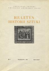Biuletyn Historii Sztuki. R. 34 : 1972, nr 1.