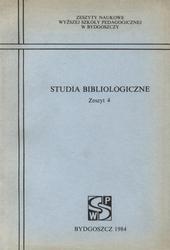 Studia Bibliologiczne. Z. 4.