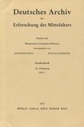 Deutsches Archiv für Erforschung des Mittelalters.