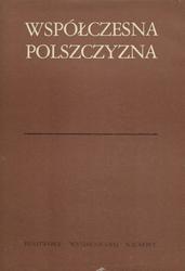 Współczesna polszczyzna.