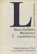 Zielińska Marta – Mickiewicz i naśladowcy.