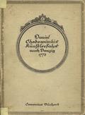 Chodowiecki Daniel – Daniel Chodowieckis Künstlerfahrt nach Danzig im Jahre 1773.