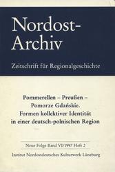 Nordost-Archiv. Neue Folge, Band 6: 1997, Heft 2.
