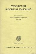 Zeitschrift für Historische Forschung. 8. Bd., H. 3.