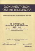 Sieber Rudolf, Wörster Peter – Die Entwicklung der Stadt Königsberg/Pr. nach 1945.