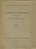 Olympische Forschungen. Bd. 1.