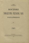 Roczniki Towarzystwa Przyjaciół Nauk Poznańskiego. T. 41 i 42 : 1914-1915.