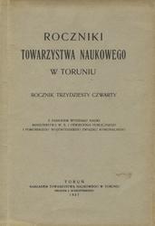 Roczniki Towarzystwa Naukowego w Toruniu. R. 34 : 1927.