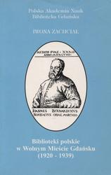 Biblioteki polskie w Wolnym Mieście Gdańsku (1920-1939).
