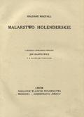 Macfall Haldane – Malarstwo holenderskie.