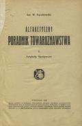 Kączkowski Wacław – Alfabetyczny poradnik towaroznawstwa. 1: Artykuły spożywcze.
