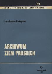 Archiwum ziem pruskich.