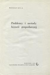 Problemy i metody historii gospodarczej.