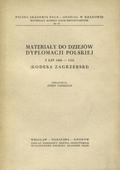Materiały do dziejów dyplomacji polskiej z lat 1486-1516 : (Kodeks zagrzebski).