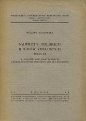 Nawroty polskich ruchów zbrojnych 1830-1834.