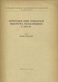 Inwentarze dóbr stołowych biskupstwa włocławskiego z XVII w.